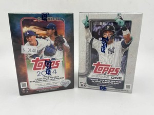Lot Of Two Sealed Blaster Boxes Including 2025 Topps Series 1 and 2024 Topps Update Series