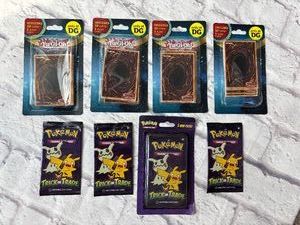 Lot Of Sealed TCG Packs Including (4) 2019 Yu-Gi-oh TCG Booster Packs and (8) Pokemon TCG Trick Or Trade 2023 Booster Packs