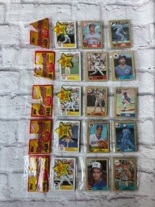 Lot Of Five 1987 Topps Baseball Sealed Rack Packs - Possible Barry Bonds RC, Mark McGwire, Bo Jackson RC and More