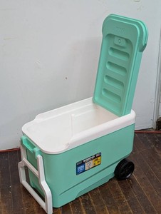 Igloo Wheelie Cool 38qt Rolling Cooler - Mint 53 Can Capacity, Hard-Sided Design
