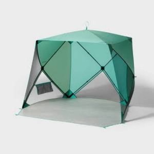 82.6x70.8 Beach 4 Person Shelter Green - All In Motion