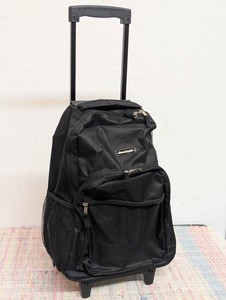 Rockland Roadster Rolling 17 Backpack - Black