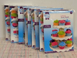 Set of 10, 3-Tiered Treat Stands
