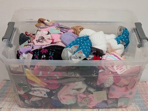 Large Lot of Assorted Cozy Socks