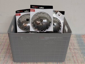 Small Lot of Metal Steamer Baskets