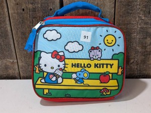 Hello Kitty Lunch Box with Headphones & Water Bottle
