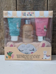 Studio Selection Personal Care Llamazing Travel Bag Set, 3 Pieces