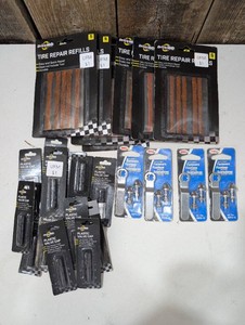 4 Anti Theft Fasteners, 14 Plastic Valve Cap, 7 Tire Repair Refills
