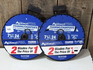 7-14 in. x 24-Tooth Framing Circular Saw Blade (set of 2)