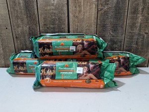 4 Pine Mountain 100% Natural Classic Firelog, 3-Hour Burn Time