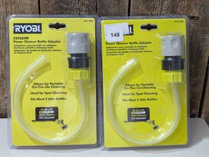 2 RYOBI Bottle Adaptor for Use w EZClean Power Cleaners