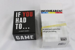 If You Had to... & Incohearent Party Game