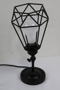 Geometric Cage Table Lamp - Bulb Not Included