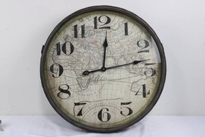 World Market Map Wall Clock 25 Round