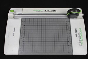 Westcott Carbo Titanium Paper Trimmer - Missing Blade Holder Piece
