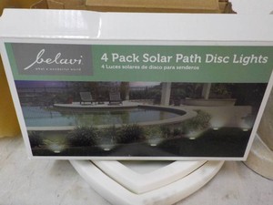 4 pack Solar Path Disc Lights...