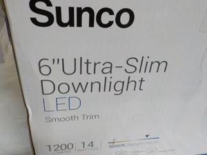 Sunco 6 pack 6 Ultra Slim Downligh...
