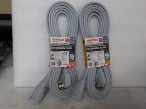 2 Appliance 9 ft Extension Cords...