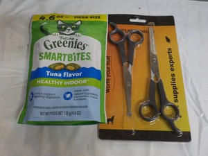 Pet Scissors and Greenies Treats...