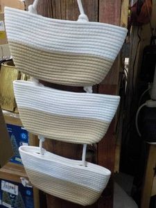 3 Basket Wall Hanging Storage...