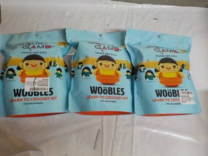 3 The Wobbles Learn to Crochet Kits...