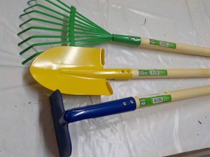 Kids Rake, Shovel and Hoe...