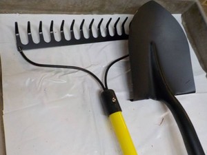 Long Handle Rake and Shovel...