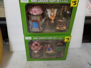 2 Mini Garden Fairy Sets...