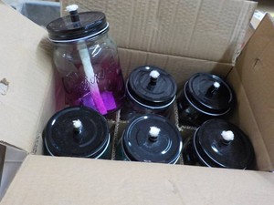 6 pack Mason Torch Jars...