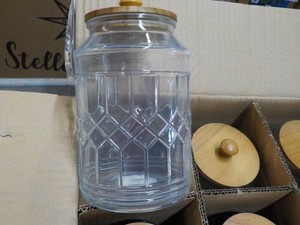6 pack 48 oz Glass Jars...