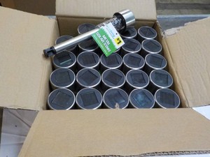 Case of 25 Metal Solar Stakes...