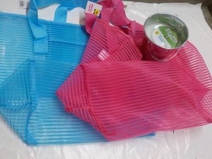 2 Mesh Totes and Citronella Bucket...