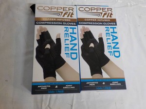 2 Copper Fit Compression Gloves...
