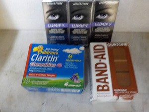 Lumify Eye Drops, Claritin and Band...
