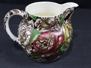 Myott Bermuda Floral Pitcher 5 Tall