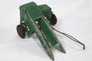 Metal Farm Implement Toy With Wheels