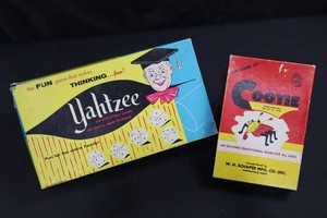 Vintage Yahtzee & Cootie Board Games Mixed Lot