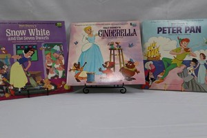 Vintage 1969 Disney Story and Songs Albums (Lot of 3)