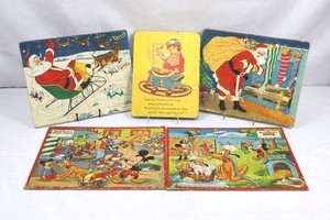 Vintage Disney Childrens Jigsaw Puzzle Set (Lot of 5)