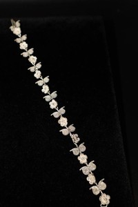 Sterling Silver Filigree Bracelet 11.01g