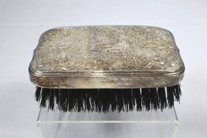 Victorian Sterling Silver Clothes Brush