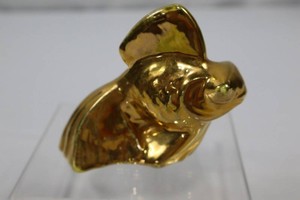 Homer Laughlin Harlequin Gold Fish Maverick Collection Figurine