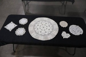 Crocheted Lace Doily Assortment