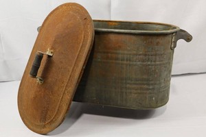 Vintage Copper Boiler With Lid