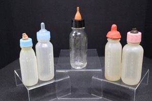 Vintage Doll Feeding Bottle Assortment (Lot of 6)