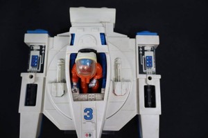 1982 Fisher-Price Adventure People Alpha Interceptor Space Toy & Astronaut