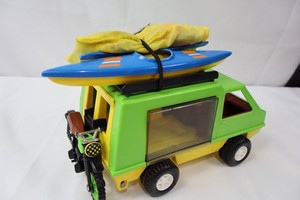 Vintage 1977 Fisher Price Adventure People Daredevil Sports Van (Lot of 5)