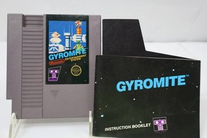 Vintage Nintendo Gyromite NES Game Cartridge With Instruction Booklet