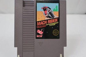 Vintage Nintendo Mach Rider NES Game Cartridge