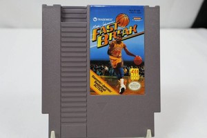 TradeWest Mario Lemieuxs Fast Break NES Game